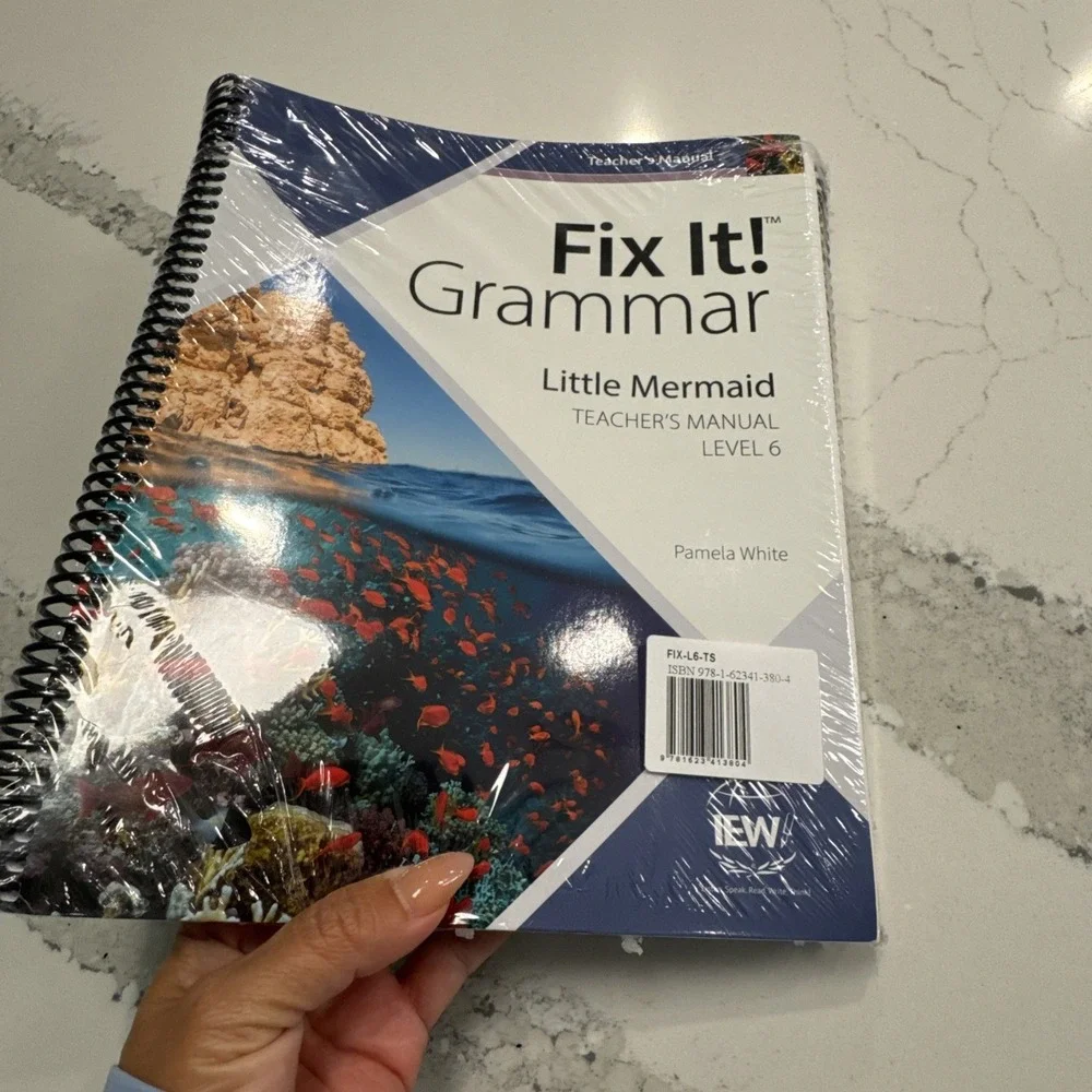 IEW Fix It! Grammar: Level 6 Little Mermaid Teacher/Student Set - BRAND NEW
